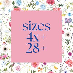 Women's Sizes 4X+ & 28+ -------------->